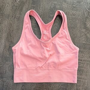 Yoga Seamless Pink Sports Bra